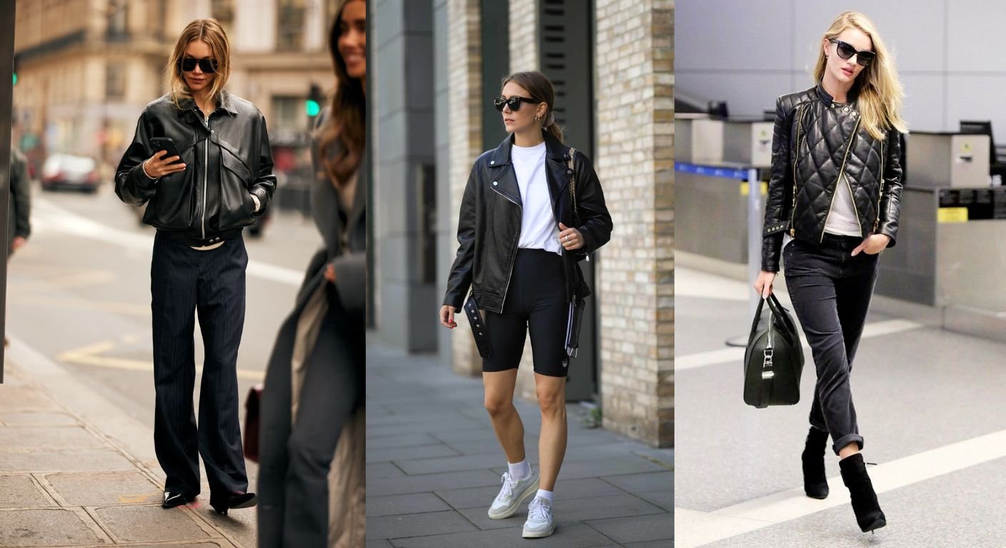Exciting New Ways to Wear Your Black Leather Jacket This Season