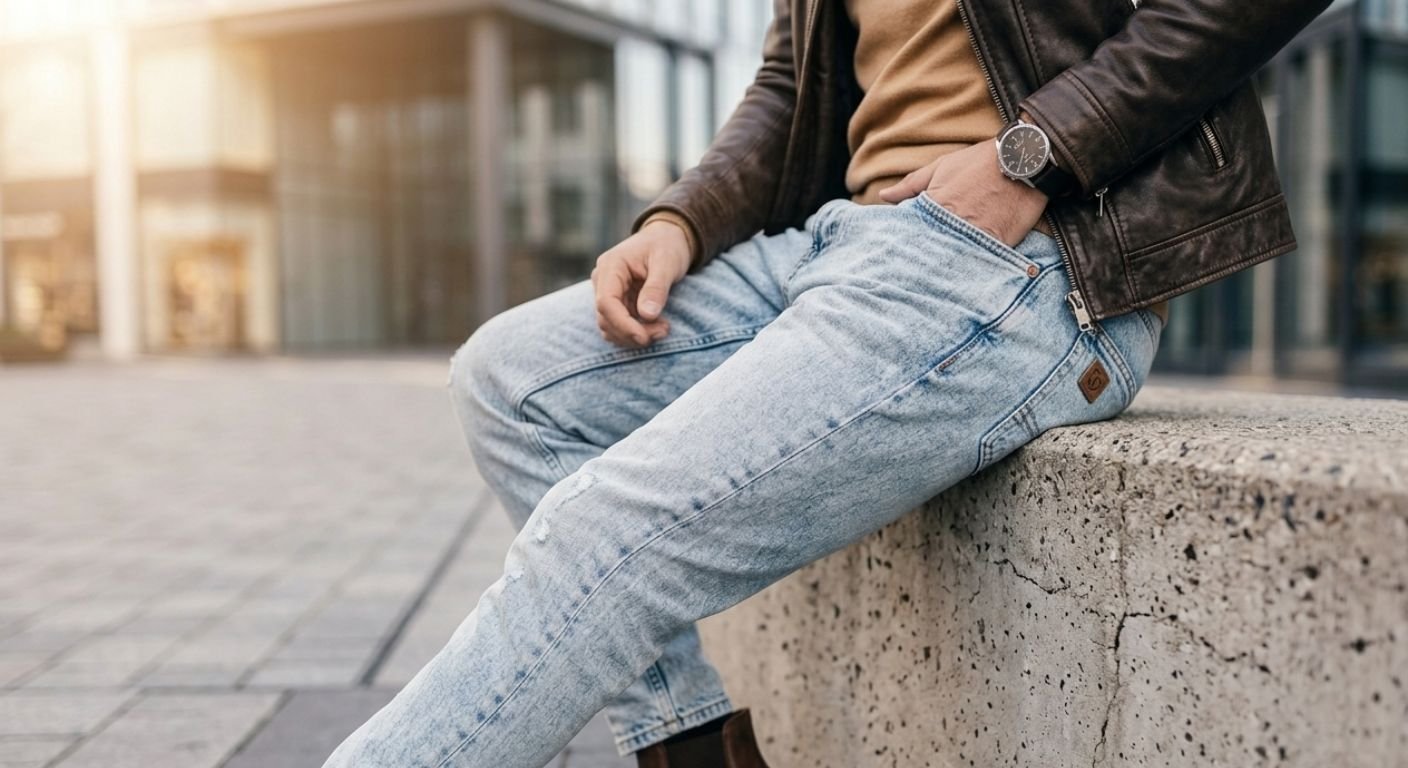 Seasonal Styling with Light Wash Jeans