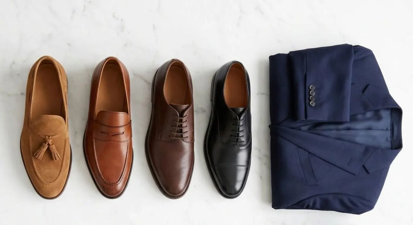 Shoe Pairing Guide for Navy Suits